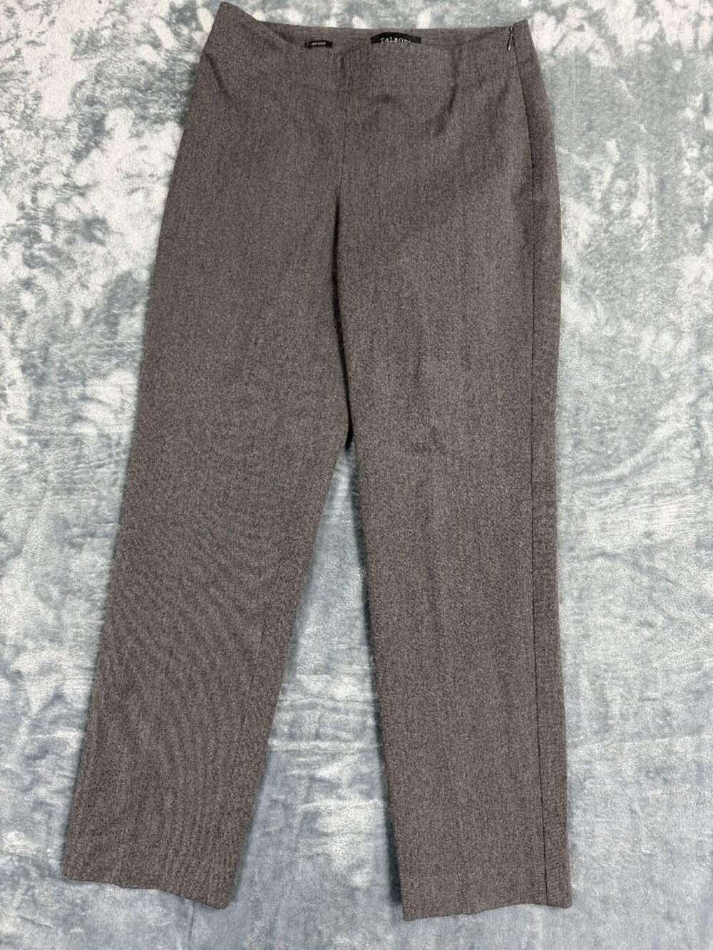 Talbots Heritage Petite Charcoal Wool-Blend Dress Pants Size 4P